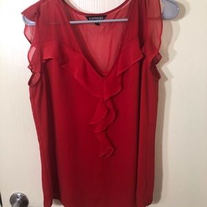 Red tank top